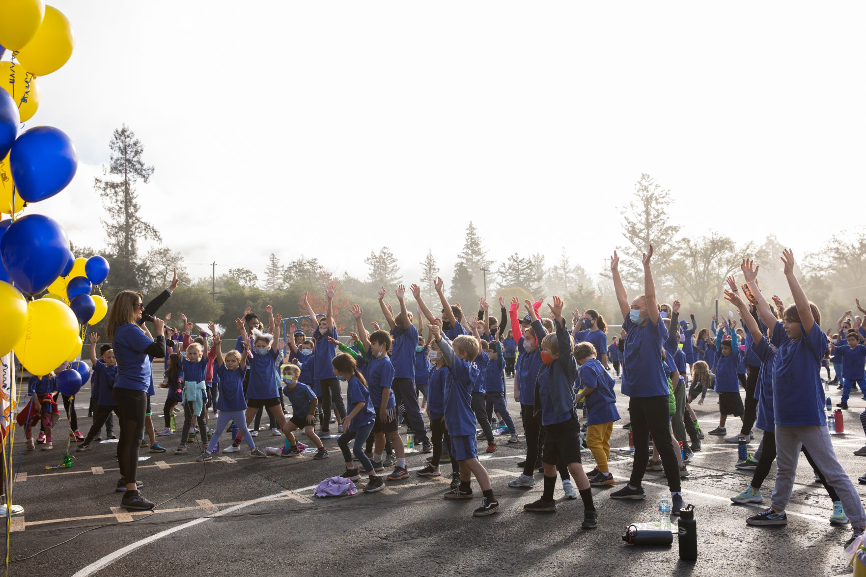 Vichy Elementary School jogathon 2021